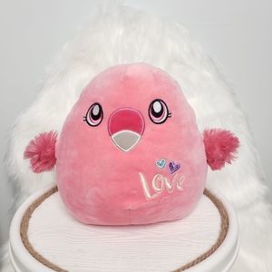Kellytoy Squishmallows Cookie The Flamingo Valentines Squad